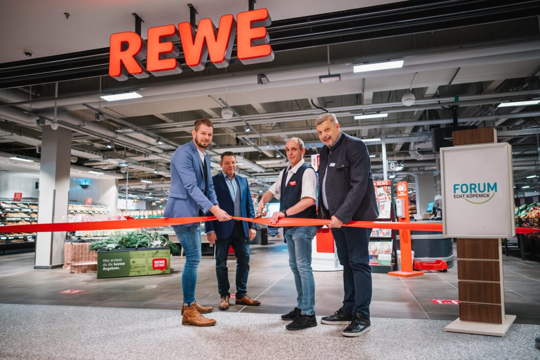 DI-Gruppe begrüßt neuen REWE-Markt in ihrem Berliner Einkaufszentrum „FORUM Köpenick“