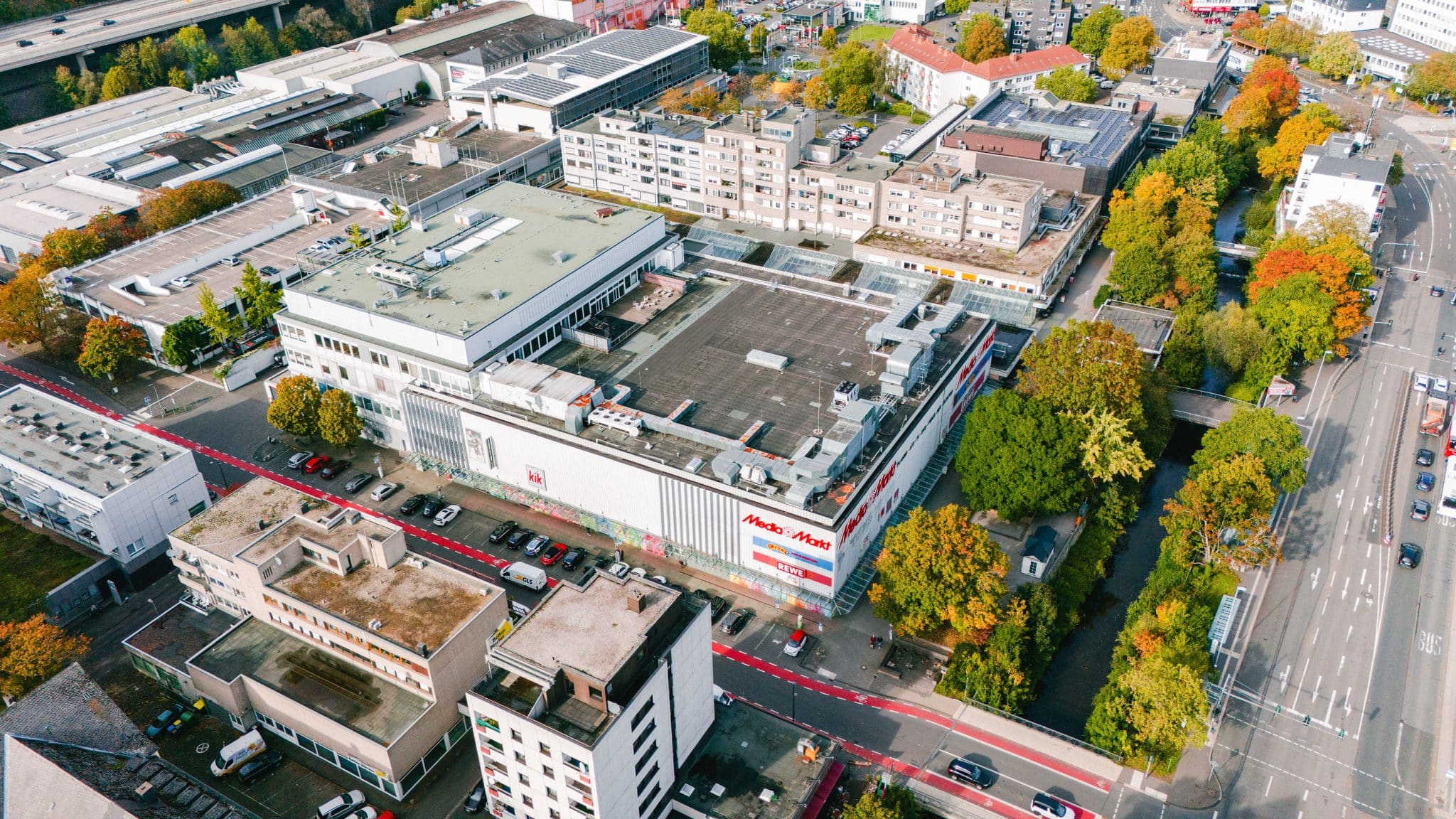 Das von der Jagdfeld Real Estate gemanagte Siegerlandcenter in Siegen.